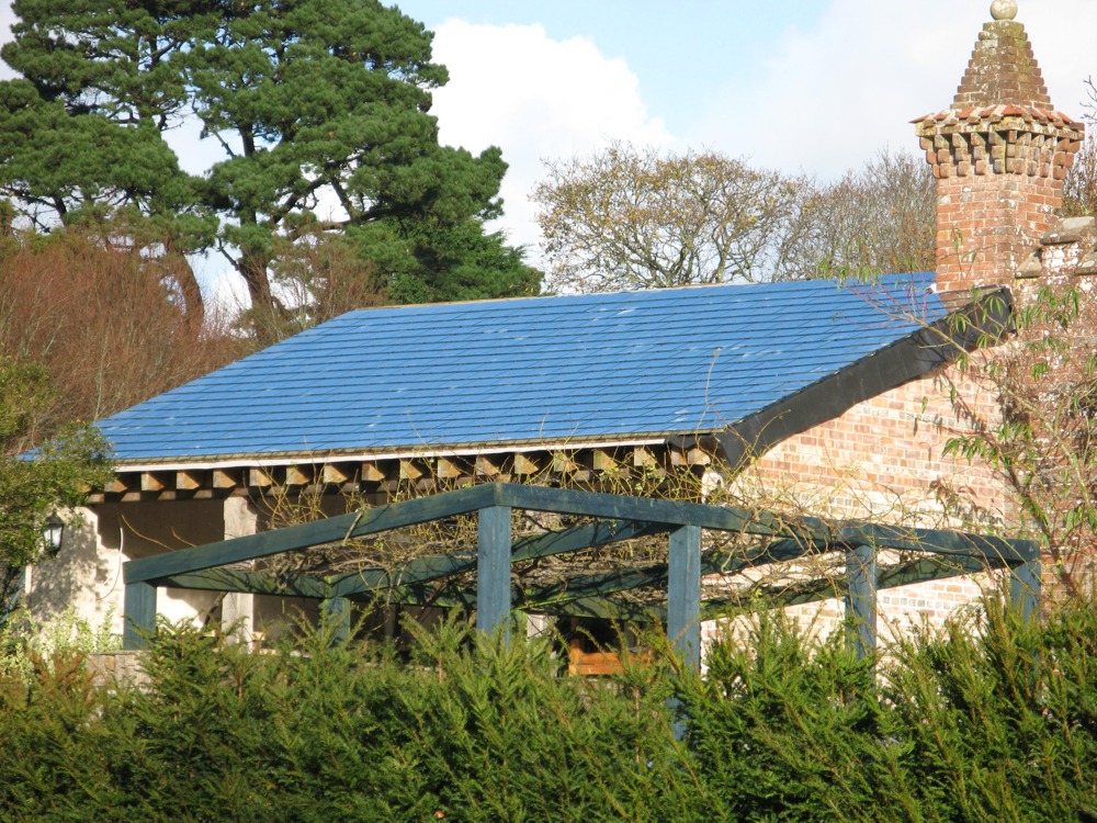 Solar tiles for heating UK houses