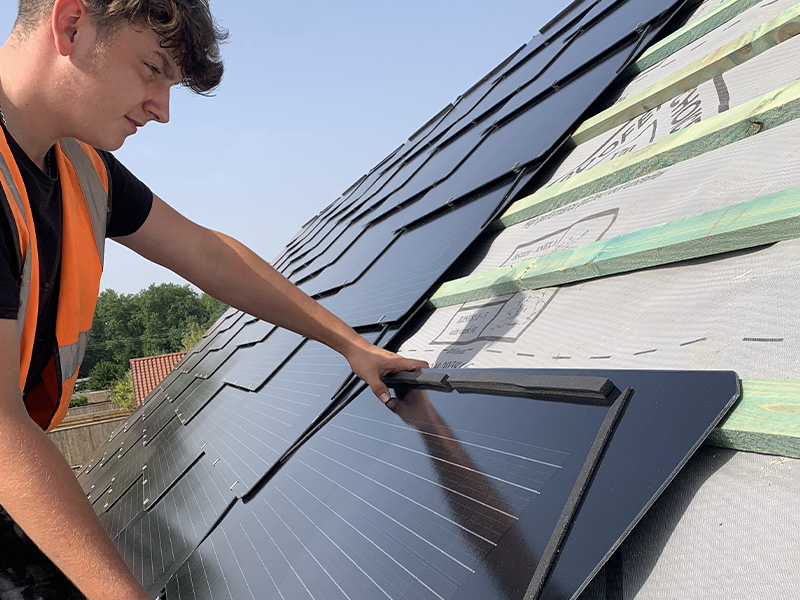 Fitting Solex Energy Solar Roof Tiles